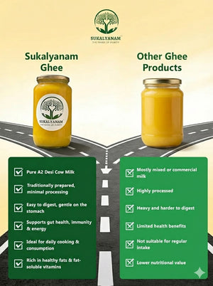 Why Sukalyanam Ghee Is a Healthier Choice Than Other Ghee Products